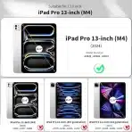 EasyAcc torbica za iPad Pro 13 palcev 2024 - Premium PU - slika 2