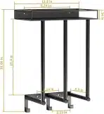 Ovicar stenski kopalniški nosilec za brisače z držali in polico - slika 3