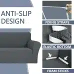 Ystyle raztegljiva prevleka za kavč 3-sedežna - slika 3