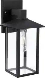 Ebion zunanja stenska svetilka, aluminij in steklo - slika 4