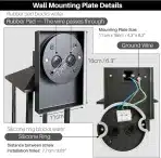 Ebion zunanja stenska svetilka, aluminij in steklo - slika 2