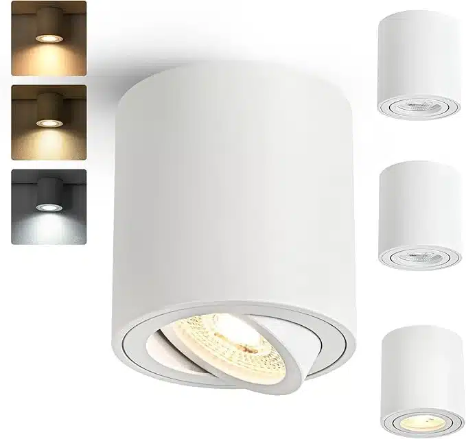 Gleonlux LED stropni nadometni reflektor GU10, 5 W zdanjikos 1 Gleonlux LED stropni nadometni reflektor GU10, 5 W - slika 1