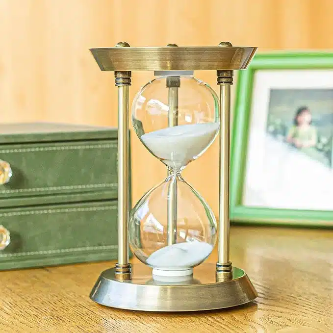 Lmzxmcy peščena ura 30 minut, velika vintage peščena ura iz medenine zdanjikos 1 Lmzxmcy peščena ura 30 minut, velika vintage peščena ura iz medenine - slika 1