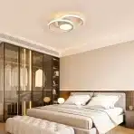 Senqiu moderna LED stropna svetilka 40 W, zatemnljiva z daljinskim upravljalnikom - slika 5