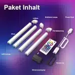 Snader gaming LED stenska RGB svetilka - slika 3