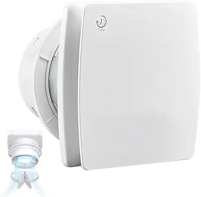 Vrietina tih kopalniški ventilator 100 mm zdanjikos 1 Vrietina tih kopalniški ventilator 100 mm - slika 1