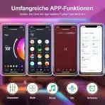 AIMENGTE WiFi LED neonski trak z aplikacijo, daljincem in glasovnim upravljanjem - 5m - slika 4