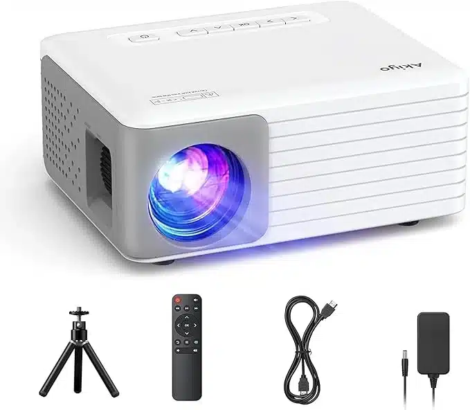 Akiyo mini projektor, prenosni 1080P domači kino zdanjikos 1 Akiyo mini projektor, prenosni 1080P domači kino - slika 1