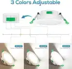Alusso Lighting LED vgradni zatemnljiv reflektor 7 W - 6 kosov - slika 3