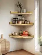 Petrala komplet 3 stenskih polic 30cm - slika 3