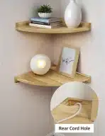 Petrala komplet 3 stenskih polic 30cm - slika 2