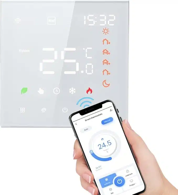 51fm1ZvtemL._AC_SX679_ Kavolet – Pametni Wi-Fi termostat Tuya 16A - slika 1