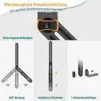ELIVED nastavljiv nosilec za soundbar do 6,8 kg - slika 2