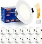 Zatemnljive vgradne LED svetilke 12 x 7 W, 4000 K