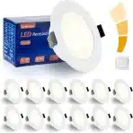 Zatemnljive vgradne LED svetilke 12 x 5 W, 4000 K