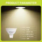 GY GU5.3 LED nevtralno bela MR16 – 6 kosov - slika 3