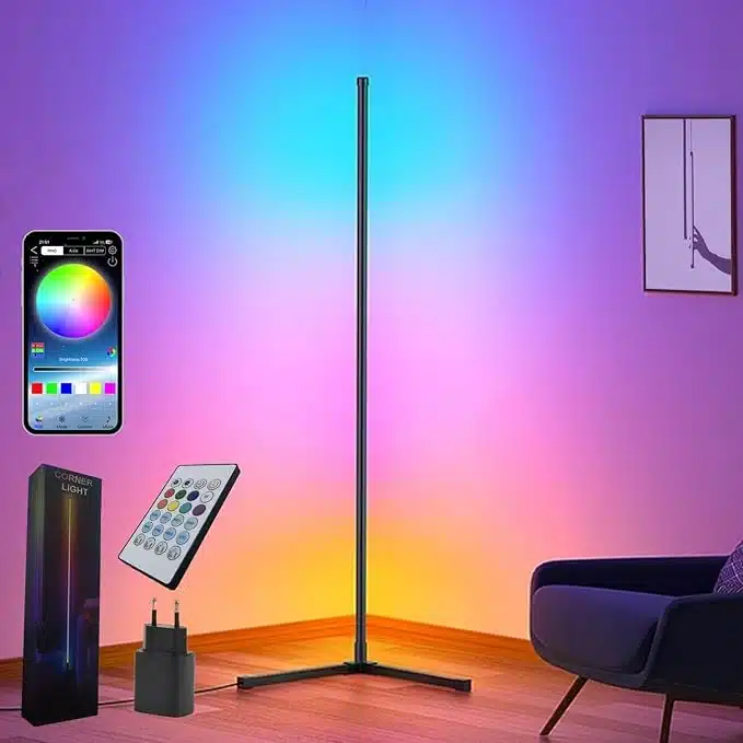 61+QmjN-QJL._AC_SX679_ Sotipevs LED stoječa svetilka RGB 153 cm z daljincem in aplikacijo - slika 1