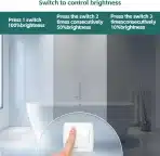 KYOTECH LED vgradna pohištvena luč 4000 K – 3 kosi - slika 5