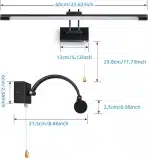 TYhogar – LED stenska svetilka 60 cm - slika 2