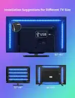 Lepro Pametni LED trak 2 m, RGB za TV osvetlitev - slika 4