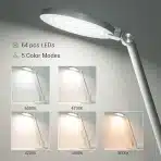 JUKSTG namizna LED svetilka s 64 diodami – bela - slika 3