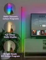 Sotipevs LED stoječa svetilka RGB 153 cm z daljincem in aplikacijo - slika 4