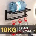 CZKDTT Stenski nosilec za brisače 58 cm črn - slika 3