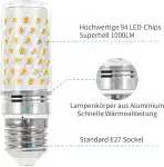 I-SHUNFA LED zatemnilna žarnica E27 3000 K – 4 kosi - slika 7