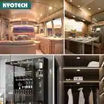 KYOTECH LED vgradna pohištvena luč 4000 K – 3 kosi - slika 8