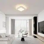 SENQIU Stropna LED svetilka 34 W, toplo bela - slika 6