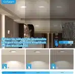 Zatemnljive vgradne LED svetilke 12 x 7 W, 4000 K - slika 7