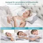 DONAMA Vzglavnik iz spominske pene, siva barva - slika 4