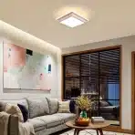 SENQIU Stropna LED svetilka 34 W, toplo bela - slika 4