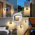 KUKAK – LED zunanja in notranja stenska svetilka 12 W - slika 2