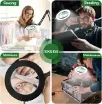 Povečevalno steklo z lučko, Zaboul 10x/15x - slika 5