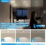 Zatemnljive vgradne LED svetilke 12 x 5 W, 4000 K - slika 5