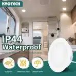 KYOTECH LED vgradna pohištvena luč 4000 K – 3 kosi - slika 6