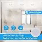 Zatemnljive vgradne LED svetilke 12 x 7 W, 4000 K - slika 5