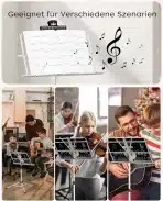 K Kasonic – ZložljivO stojalo za note belo - slika 4