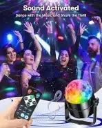 Riyo – Disko krogla z daljincem 2 kosa - slika 5