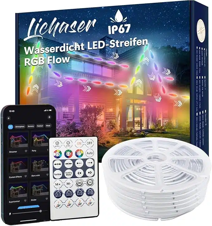 71jZieP6EzL._AC_SX679_ Lichaser – 70 m RGB+IC vodoodporen LED trak za zunaj - slika 1