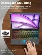 FOGARI  Tipkovnica s prevleko za iPad Air 11 (M3/M2) in iPad Pro 11 - slika 5