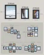 Songmics – Set 10 črnih okvirjev za fotografije - slika 6