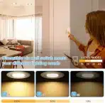 cloksh LED vgradni reflektor 6 W toplo bela 3000 K - komplet 6 kosov - slika 3
