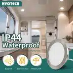 KYOTECH LED vgradna pohištvena luč 4000 K – 3 kosi - slika 6