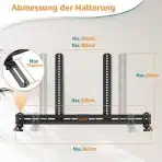 ELIVED  Univerzalni nosilec za soundbar pod ali nad TV - slika 2