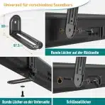 ELIVED nastavljiv nosilec za soundbar do 6,8 kg - slika 6