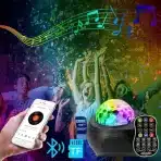 Starry Sky projektor z Bluetooth zvočnikom - črni - slika 5
