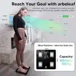 Arboleaf pametna osebna tehtnica 280 črna, do 180 kg - slika 5
