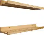 Wood Wedge – Set 2 ročno izdelanih lesenih polic za steno 60 cm - slika 7